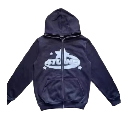 4Tune Zipper Full Face Navy Blue