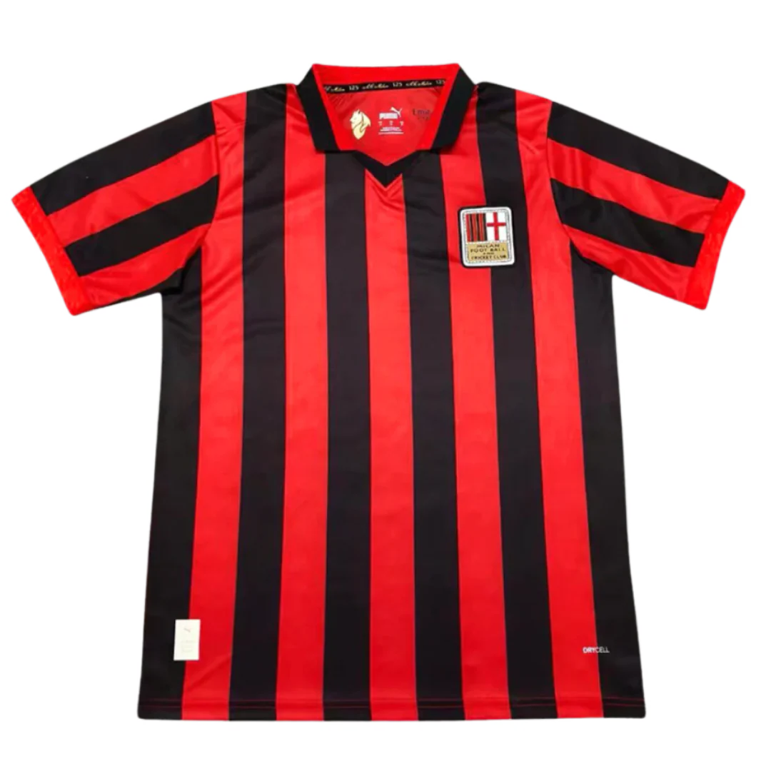 AC Milan 125 Anniversiray Jersey Red & Black