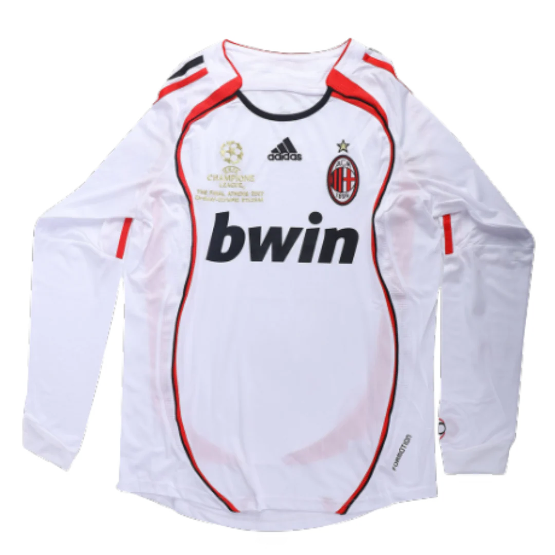 AC Milan 2006/07 Away Long Sleeve Jersey White