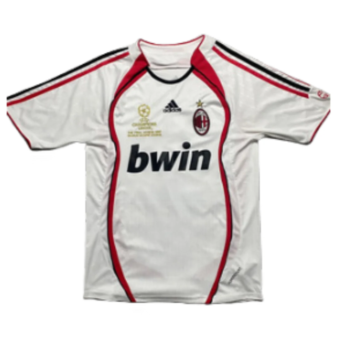 AC Milan 2006/07 Away Short Sleeve Jersey White