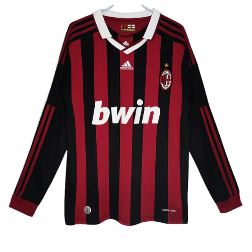 Ac Milan Retro 09-10 Long Sleeve