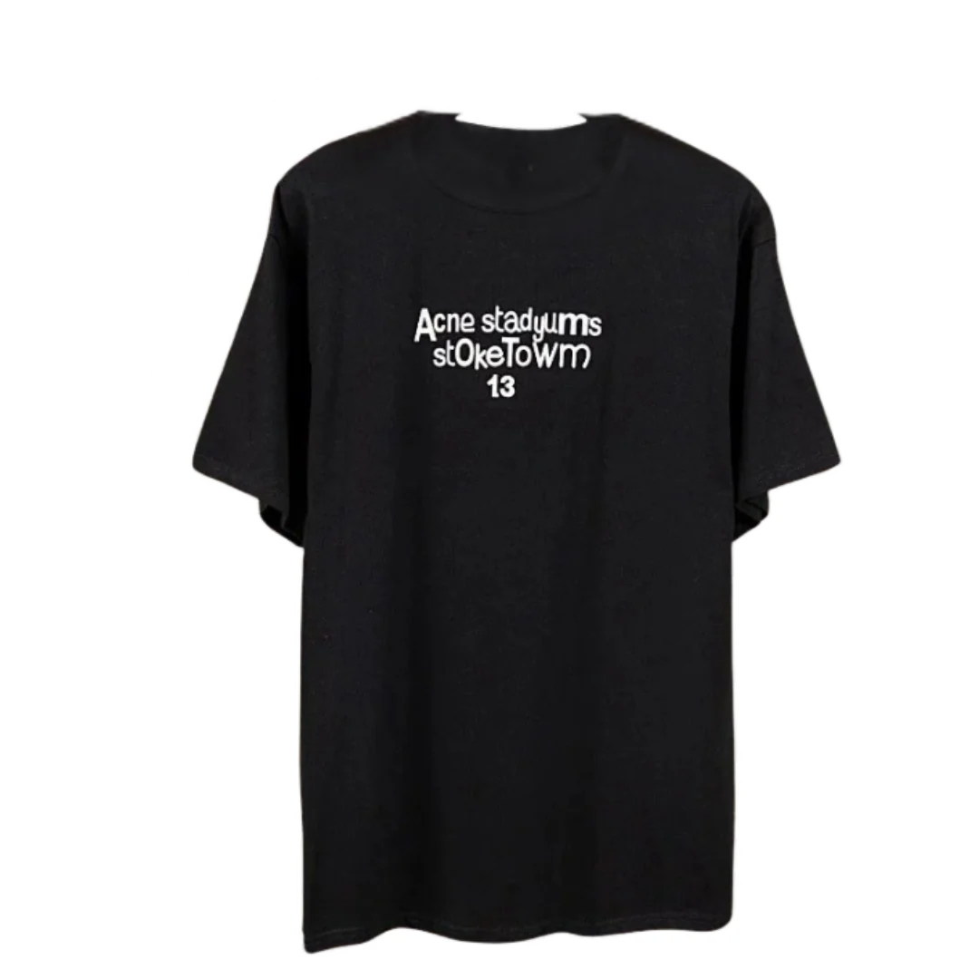 Acne Stadyums Stoketown 13 T-Shirt Black