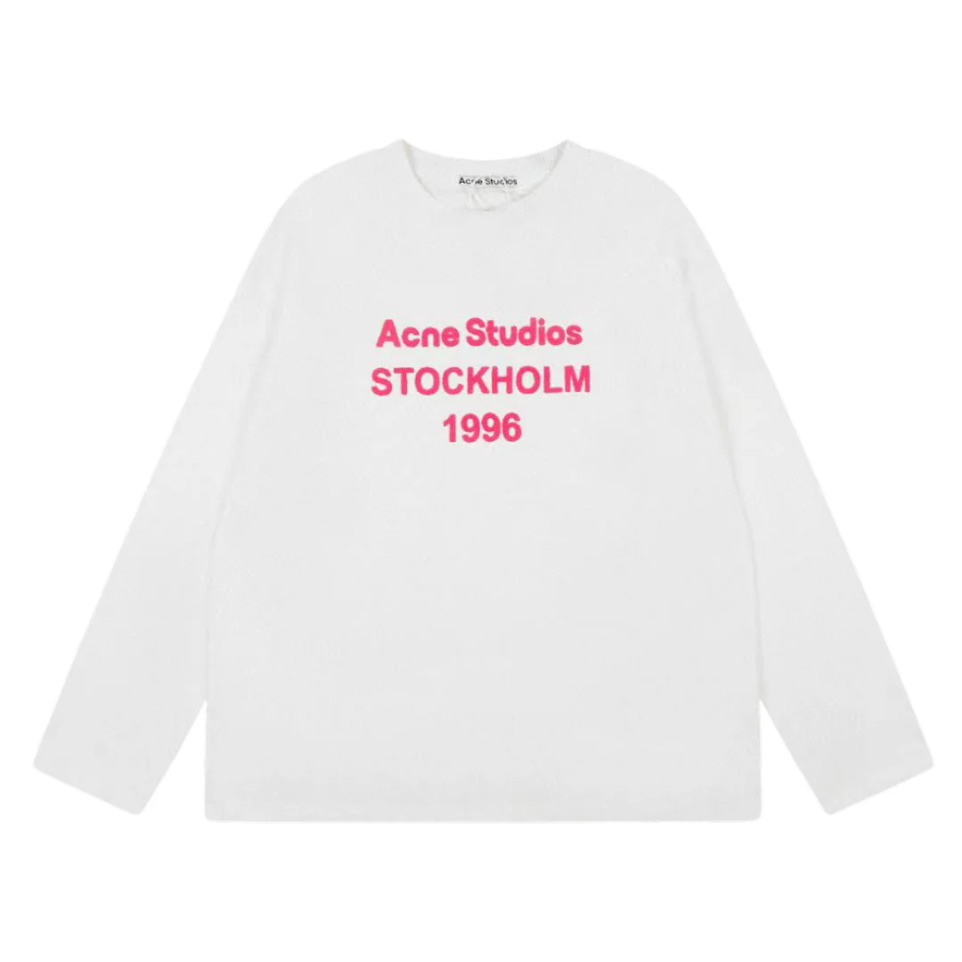 Acne Studios Stockholm 1996 Sweater White & Pink