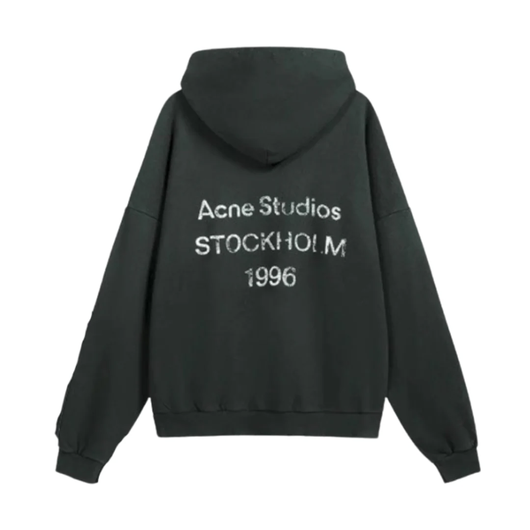 Acne Studios Stockholm Hoodie Washed Black