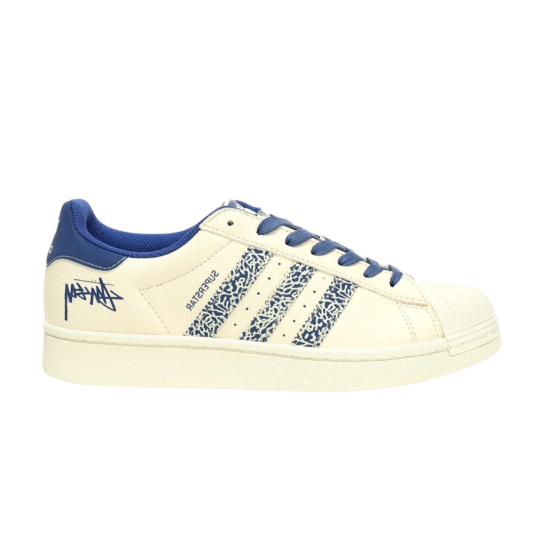 Adidas Superstar x Stüssy Blue Cream