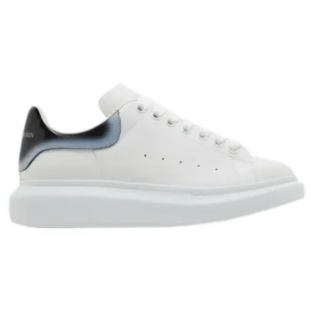 Alexander McQueen Oversized Sneaker 'Faded Heel - White Black Silver'