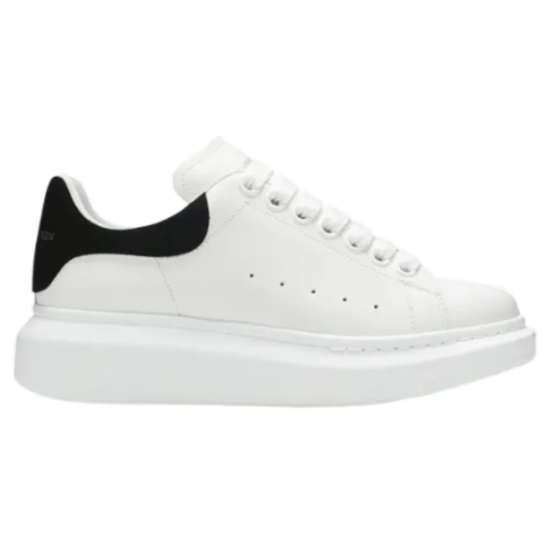 Alexander McQueen Wmns Oversized Sneaker 'White Black' 2019