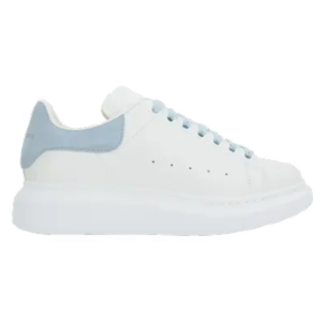 Alexander McQueen Wmns Oversized Sneaker 'White Powder Blue' 2024