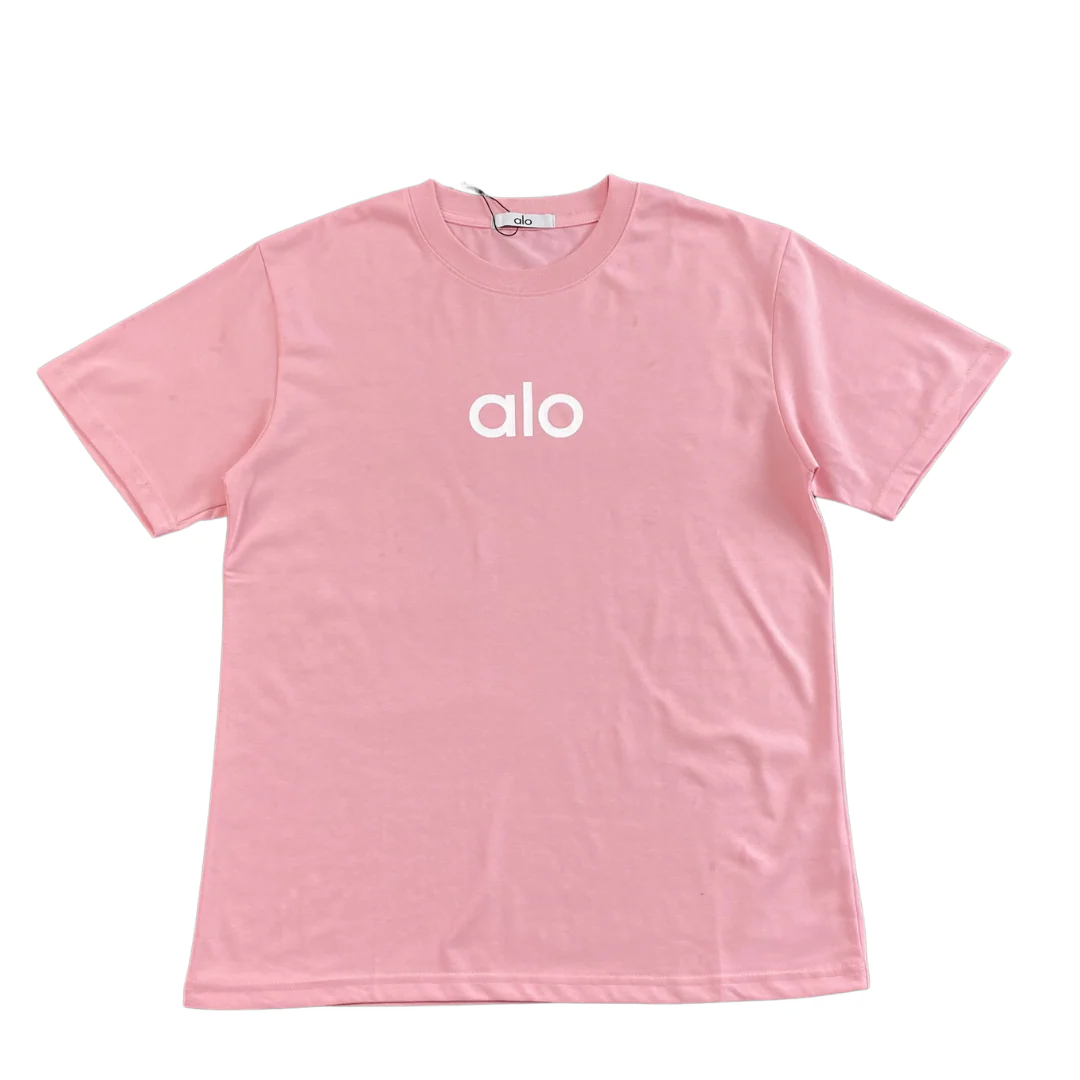 Alo Basic T-Shirt Pink