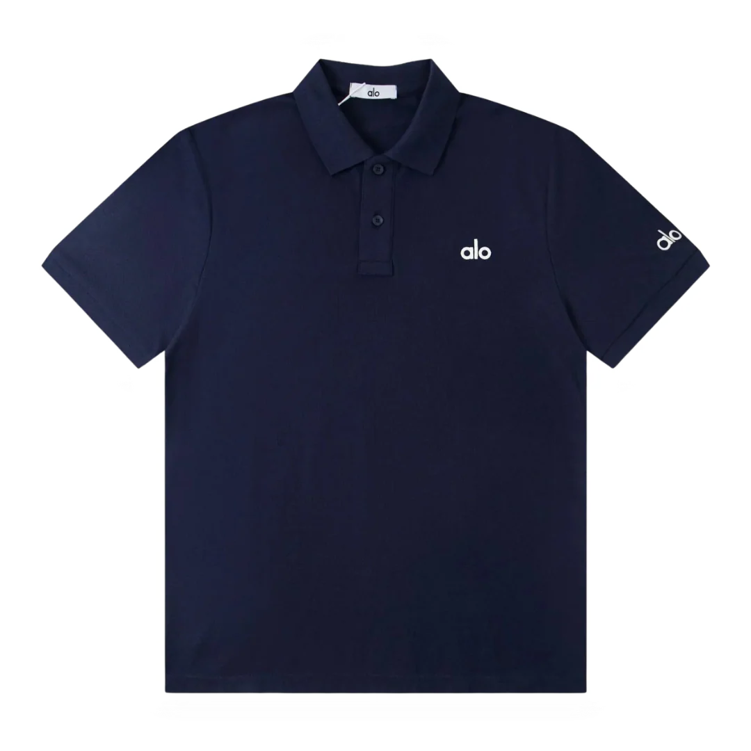 Alo Polo Shirt Navy Blue