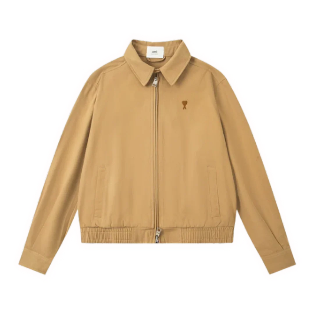 Ami Paris De Coeur Bomberjacket Beige
