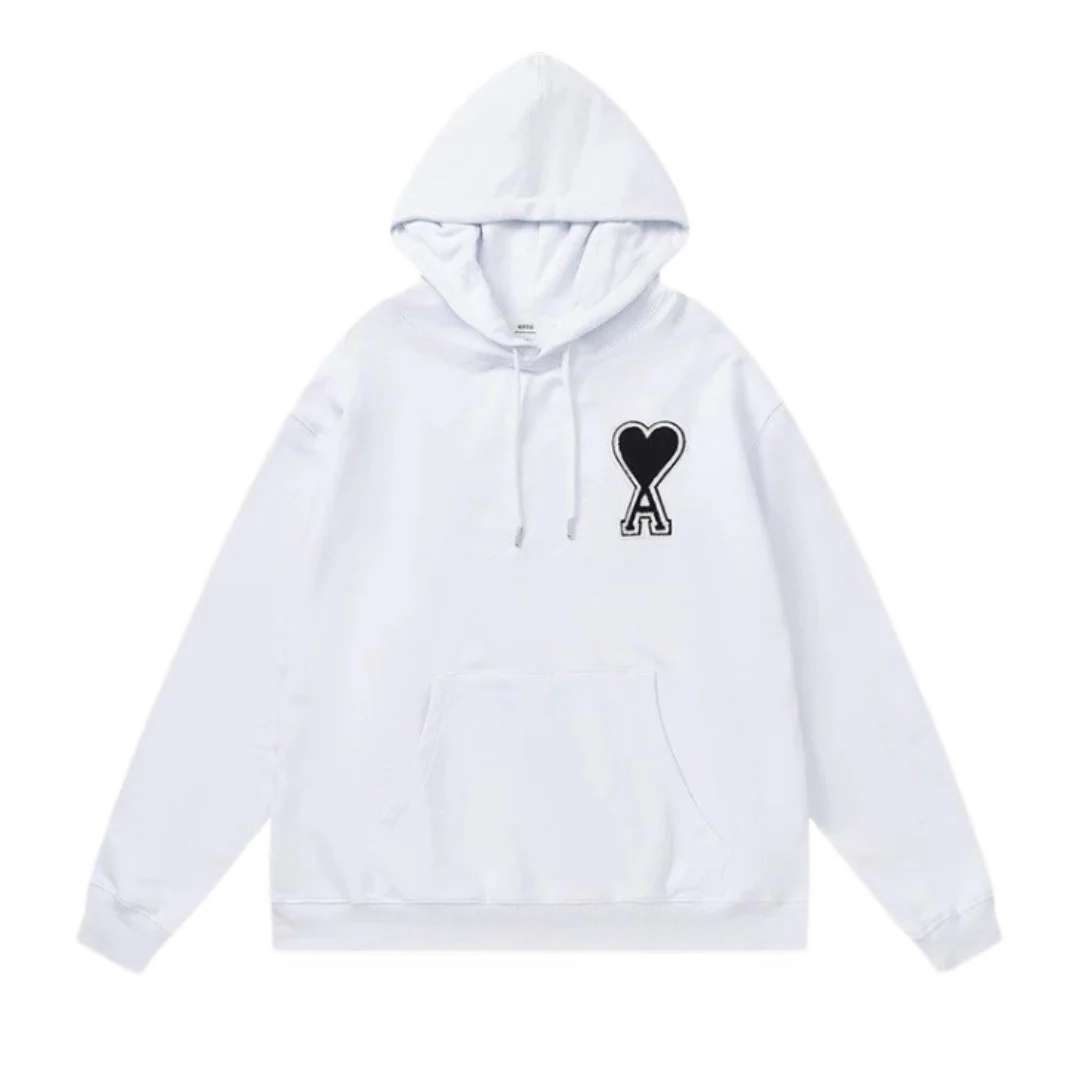 Ami Paris Hoodie White