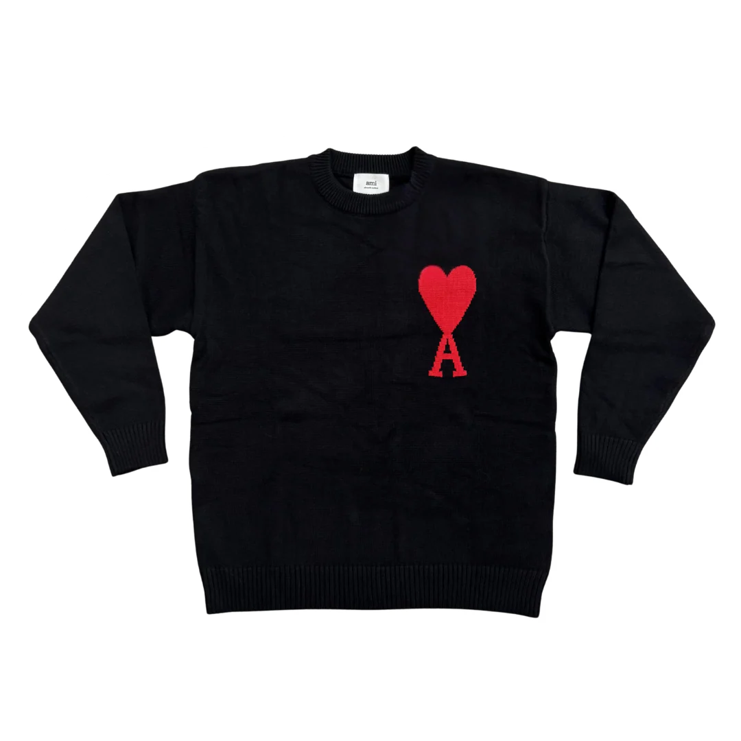 Ami Paris Knit Sweater Black
