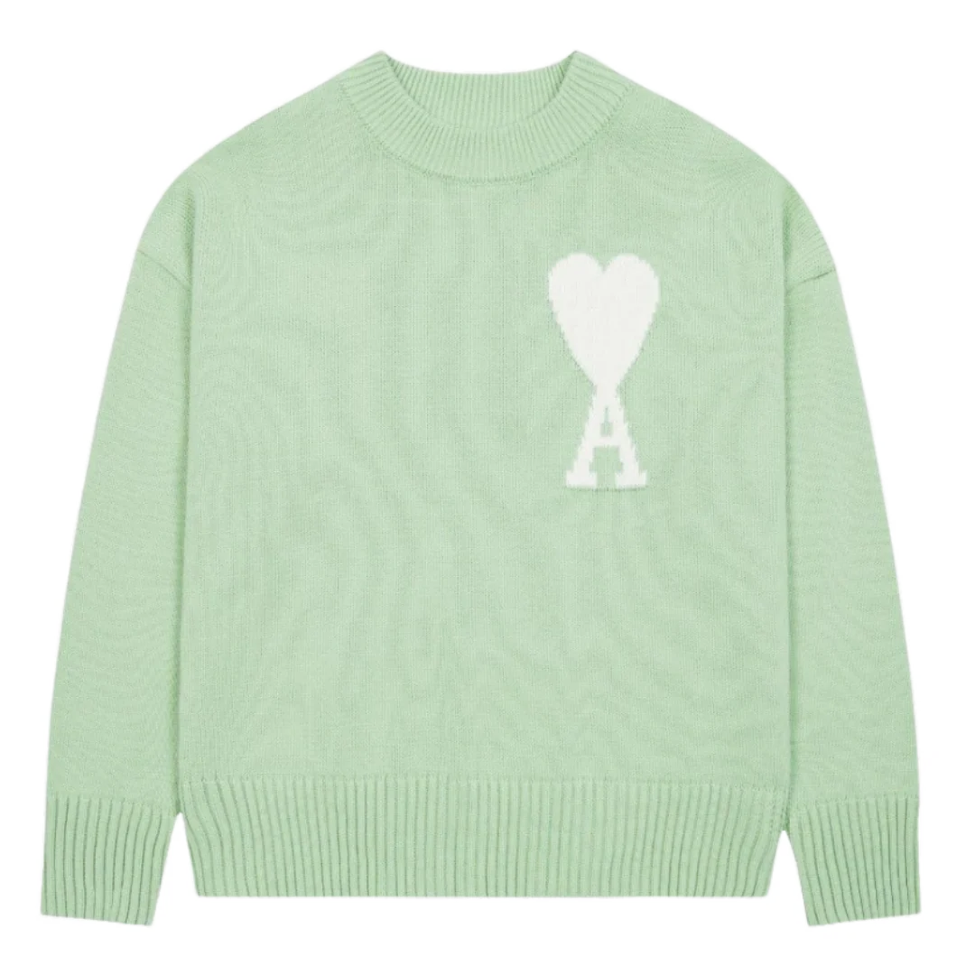 Ami Paris Knit Sweater Mint Green