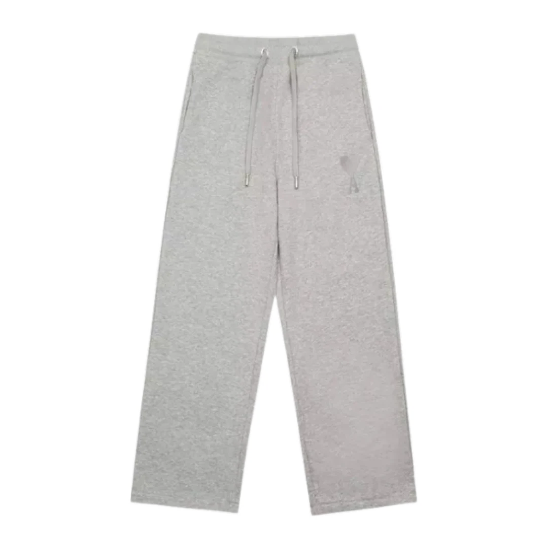 Ami Paris Open Leg Jogger Grey