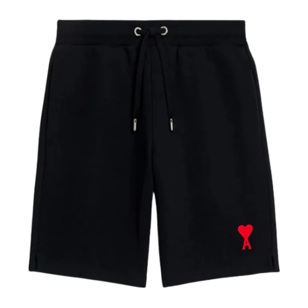 Ami Paris Shorts Black