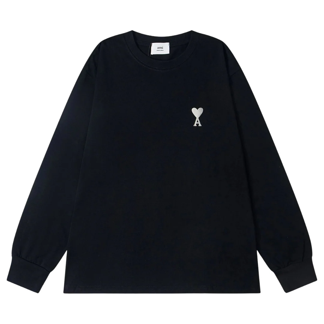 Ami Paris Small Icon Sweater Black