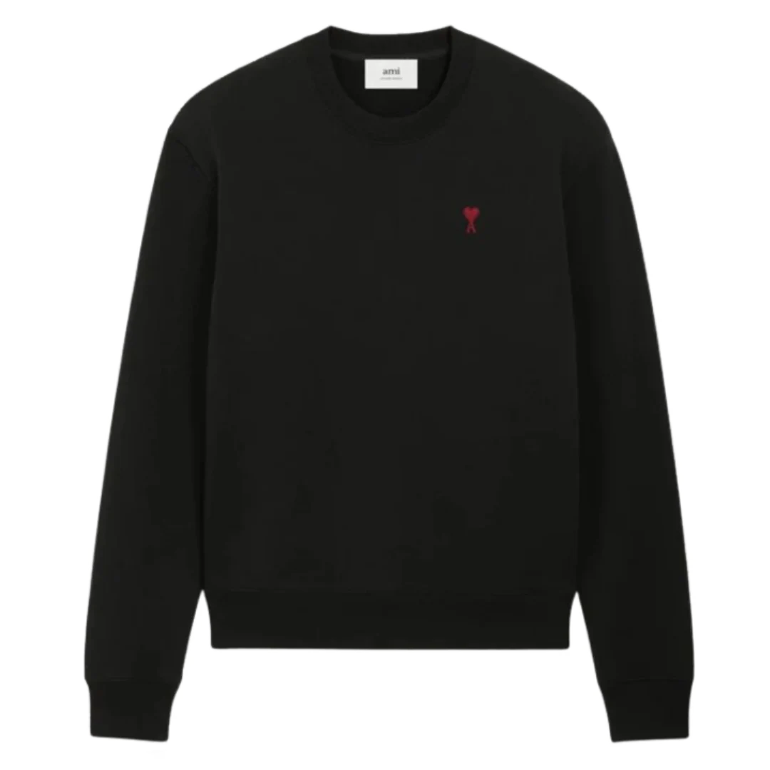 Ami Paris Small Icon Sweater Black