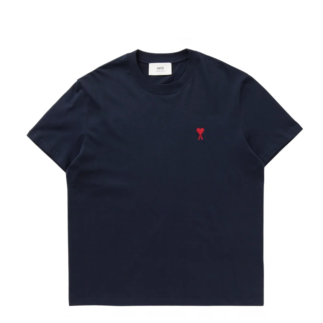 Ami Paris T-Shirt Navy Blue