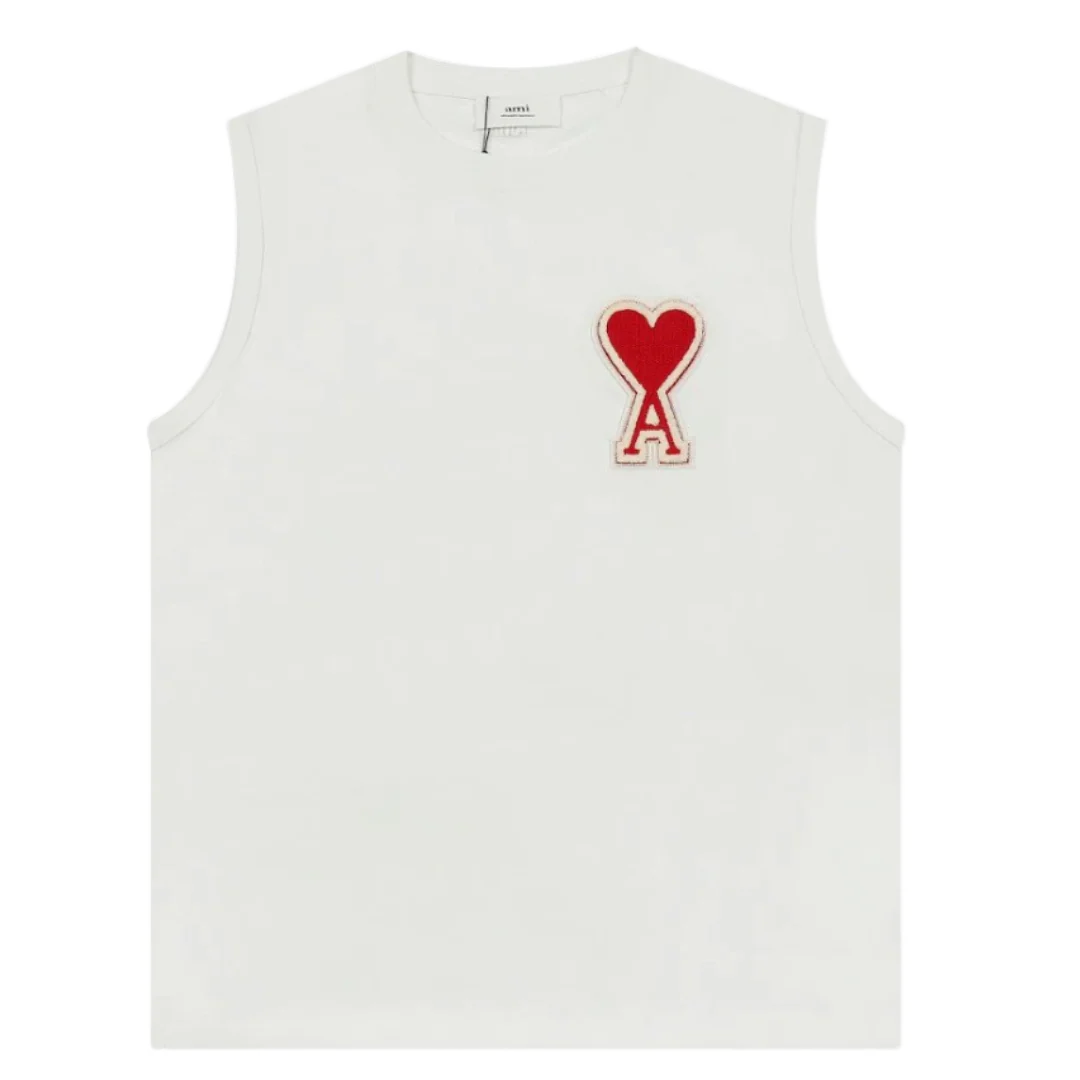 Ami Paris Tanktop Beige