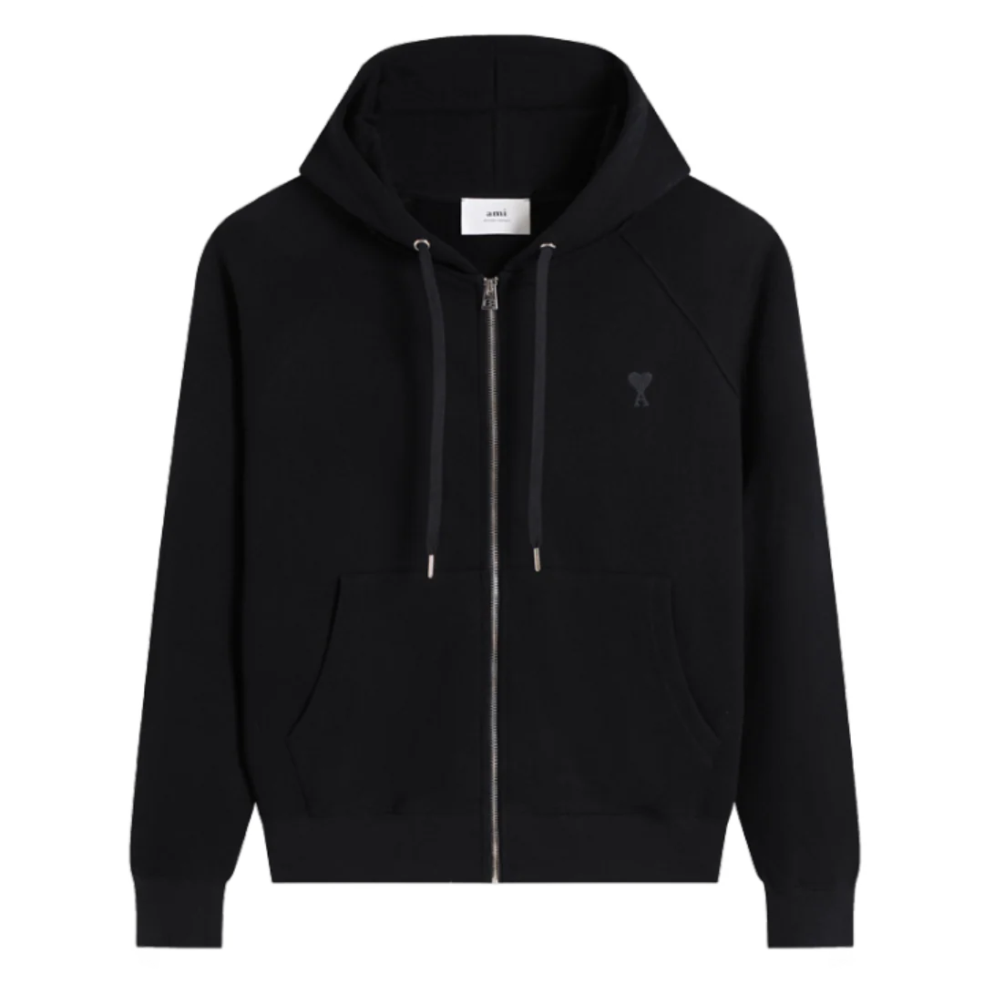 Ami Paris Zipper Black