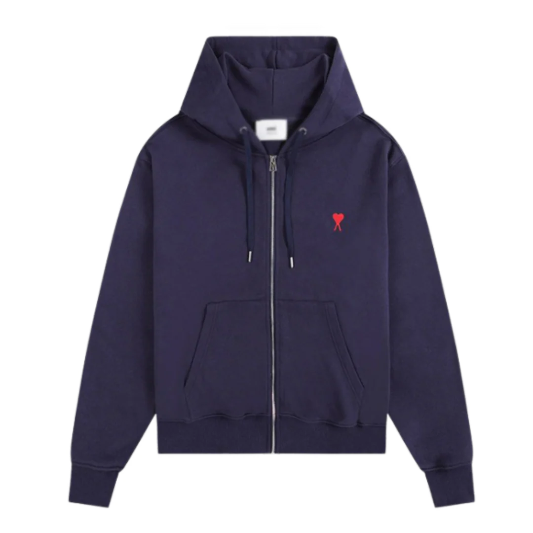 Ami Paris Zipper Blue