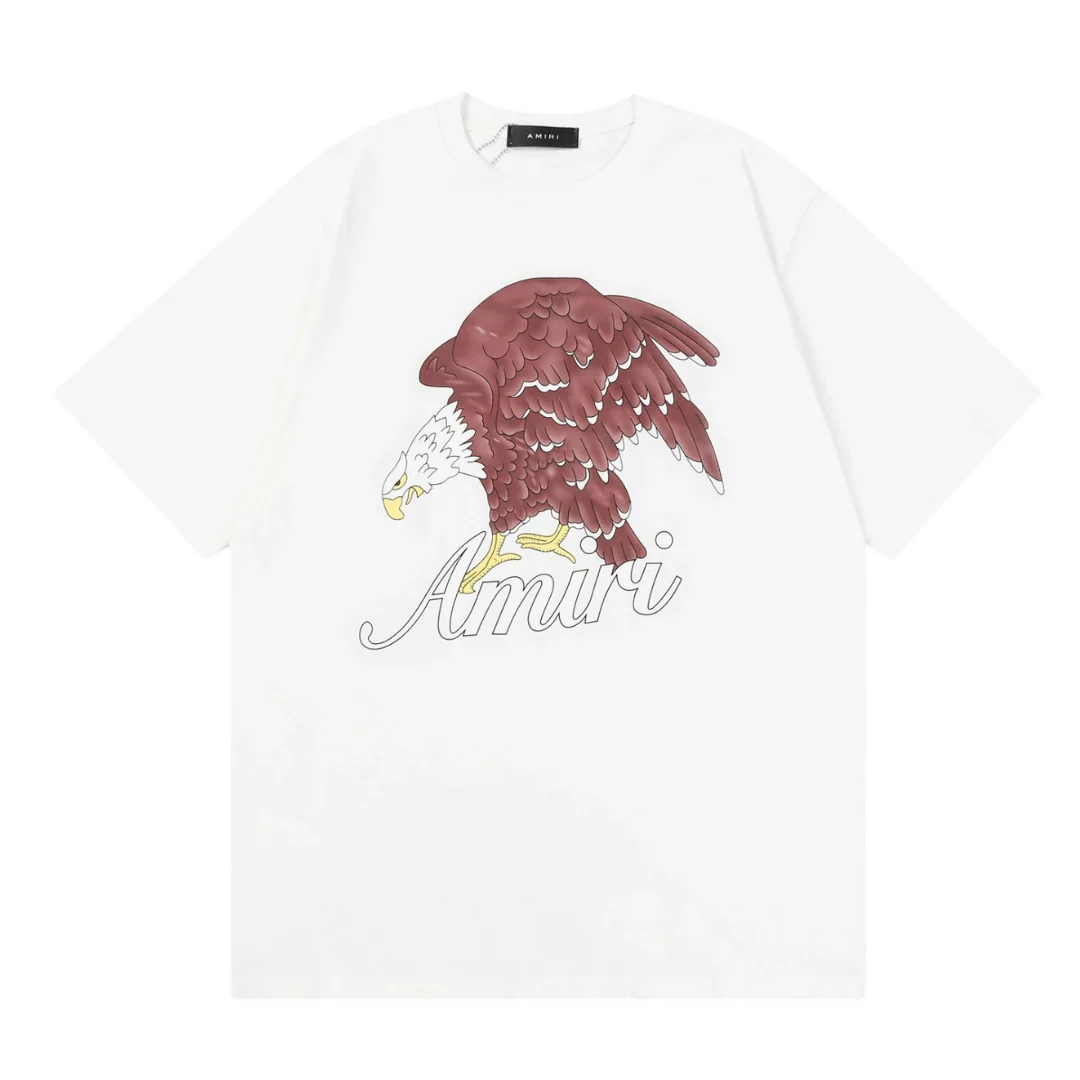 Amiri Eagle Print T-Shirt White
