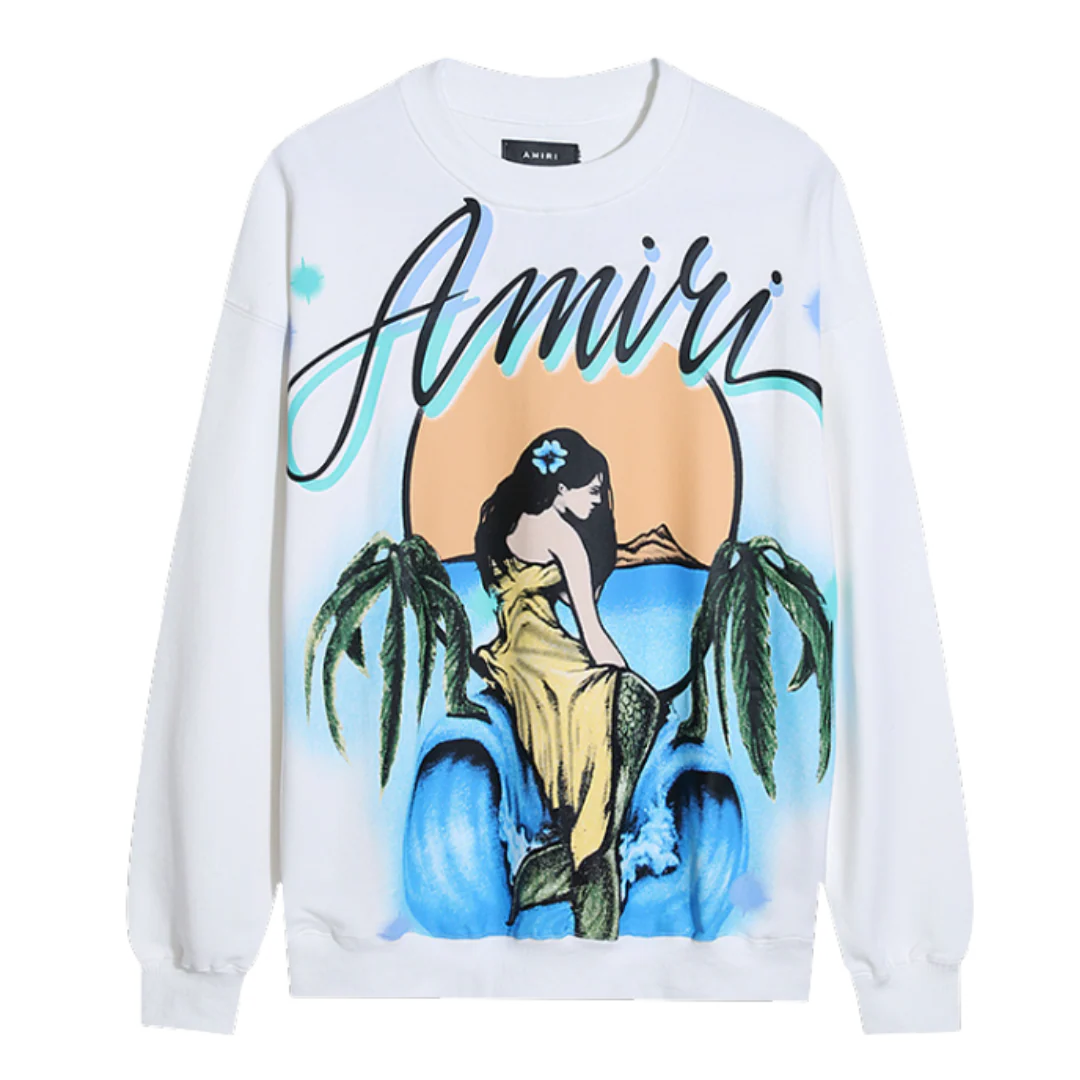 Amiri Mermaid Sweater White