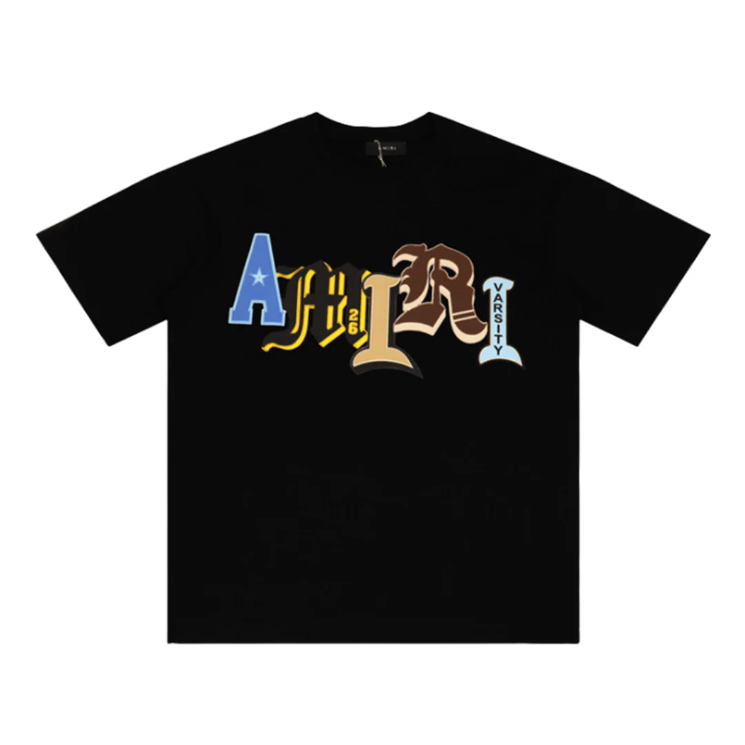 Amiri Multi Color T-Shirt Black