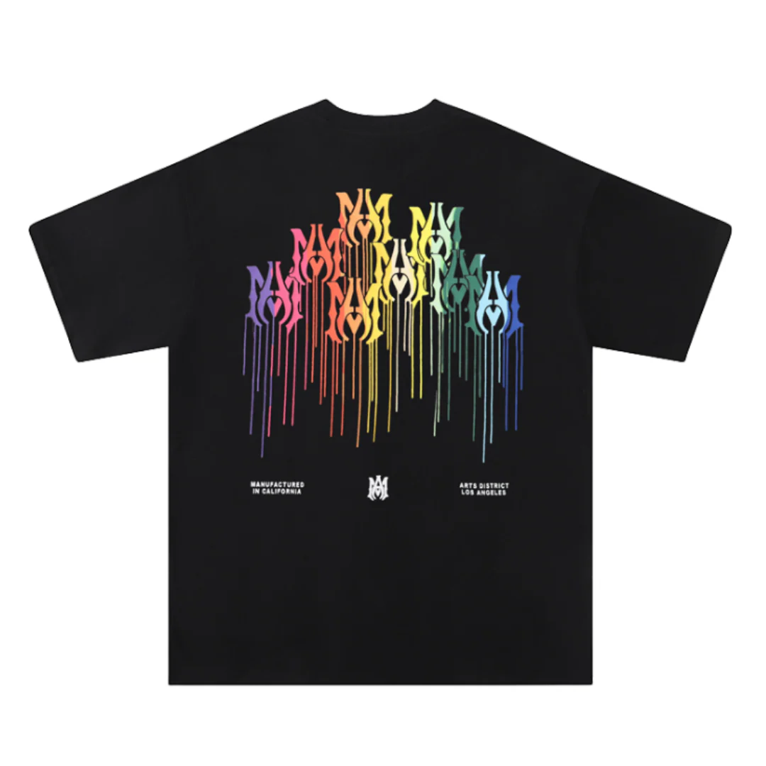 Amiri Multi Color T-Shirt Black