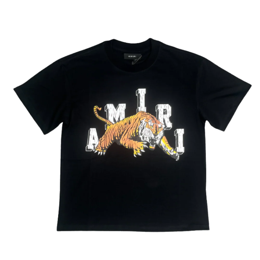 Amiri Tiger T-Shirt Black