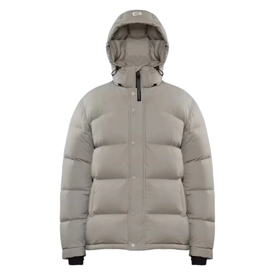 Aritzia The Super Shorty Puffer Jacket Grey