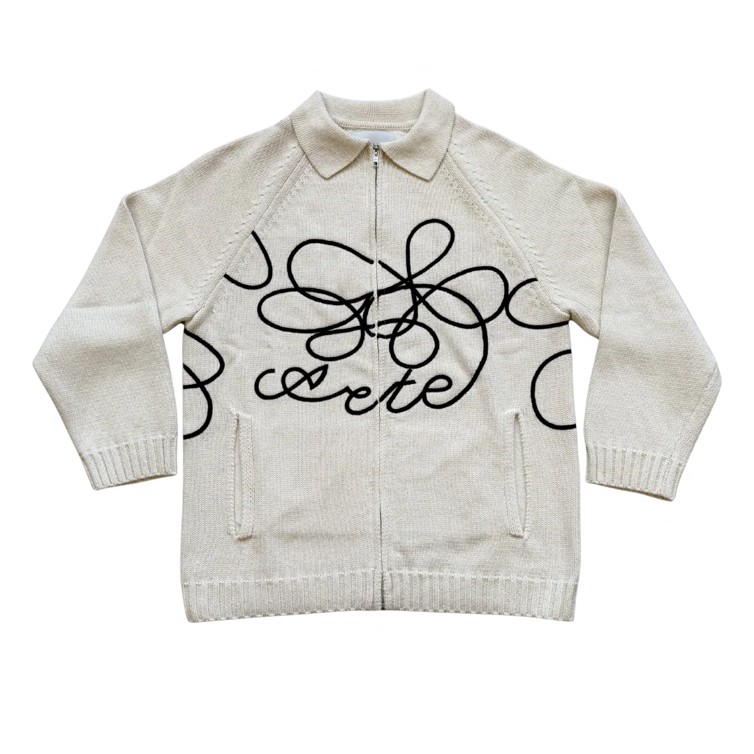 Arte Crewneck Fullzip Creme