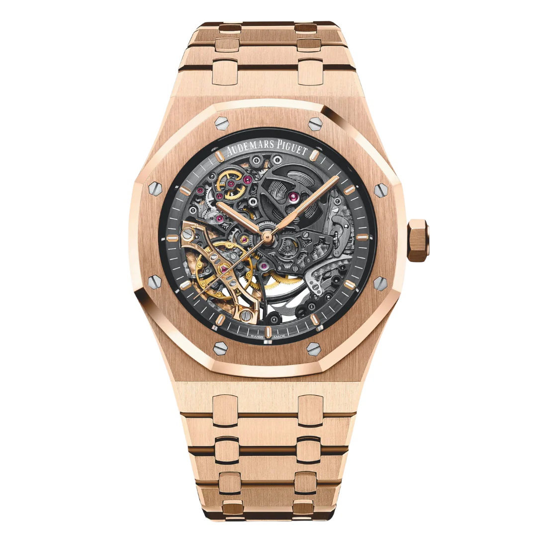 Audemars Piguet Royal Oak Double Balance Wheel Rose Gold (High Quality)