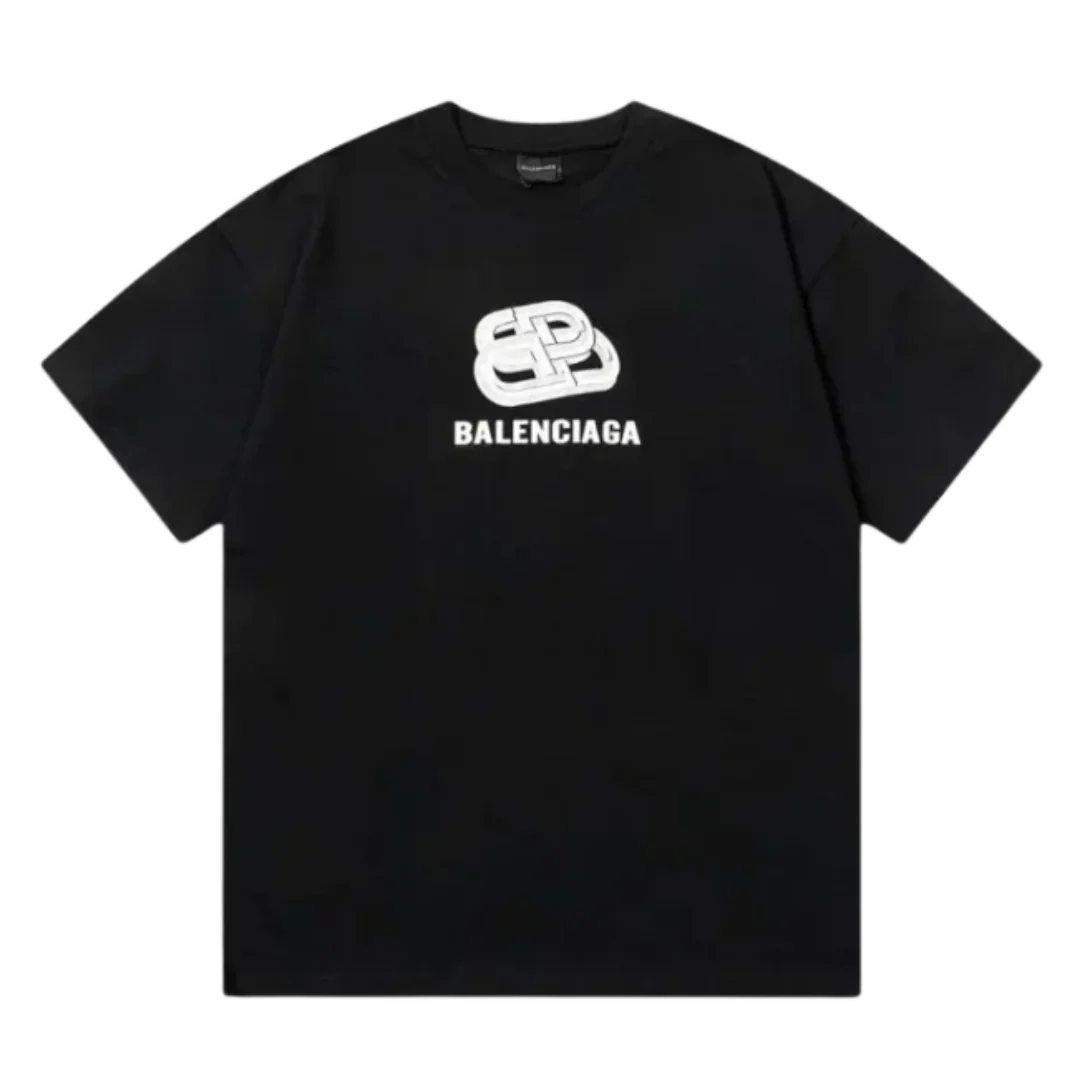 Balenciaga Chained BB Print T-Shirt White