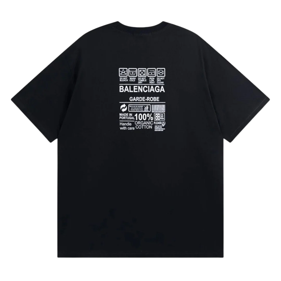 Balenciaga Font T-Shirt Black