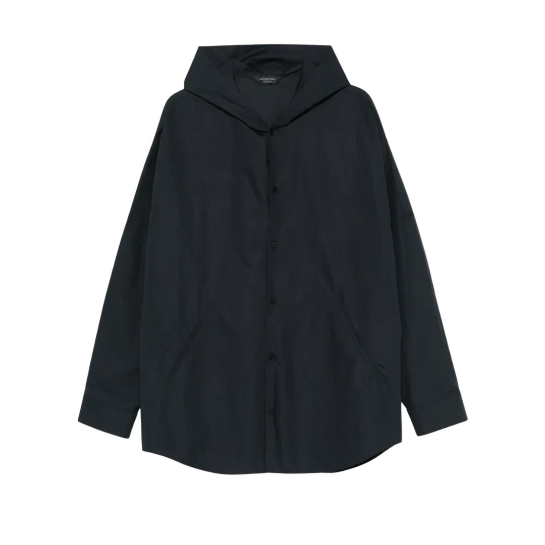 Balenciaga Hooded jacket Black