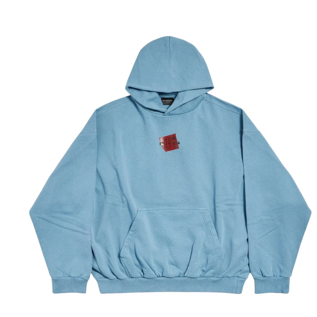 Balenciaga Hoodie Baby Blue