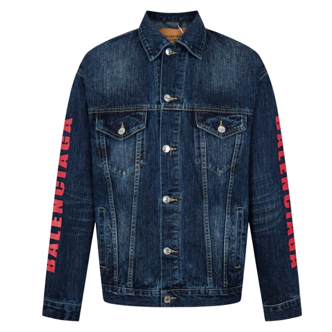 Balenciaga Jeans Jacket Blue
