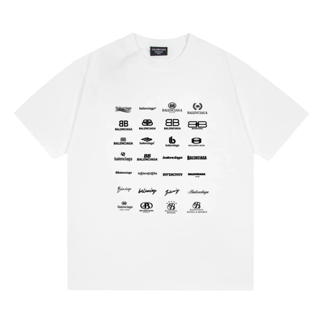 Balenciaga Multi Icon T-Shirt White