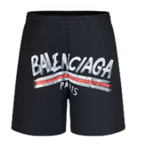 Balenciaga Paris Shorts Black
