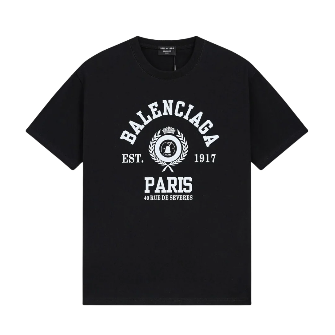 Balenciaga Paris T-Shirt Black