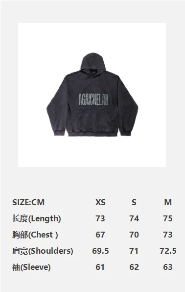 Balenciaga Reverse Hoodie Washed Grey - Image 2