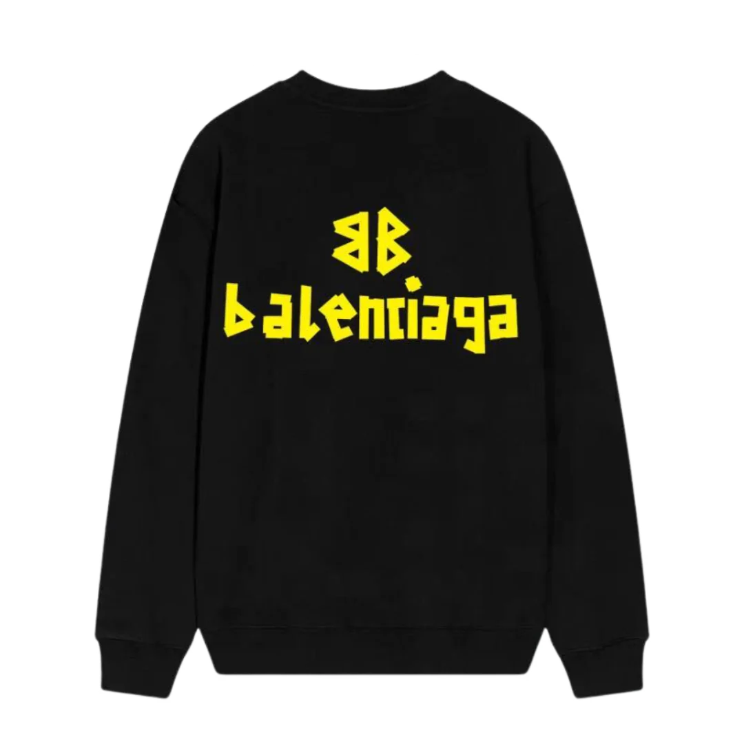 Balenciaga Sweater Black Yellow