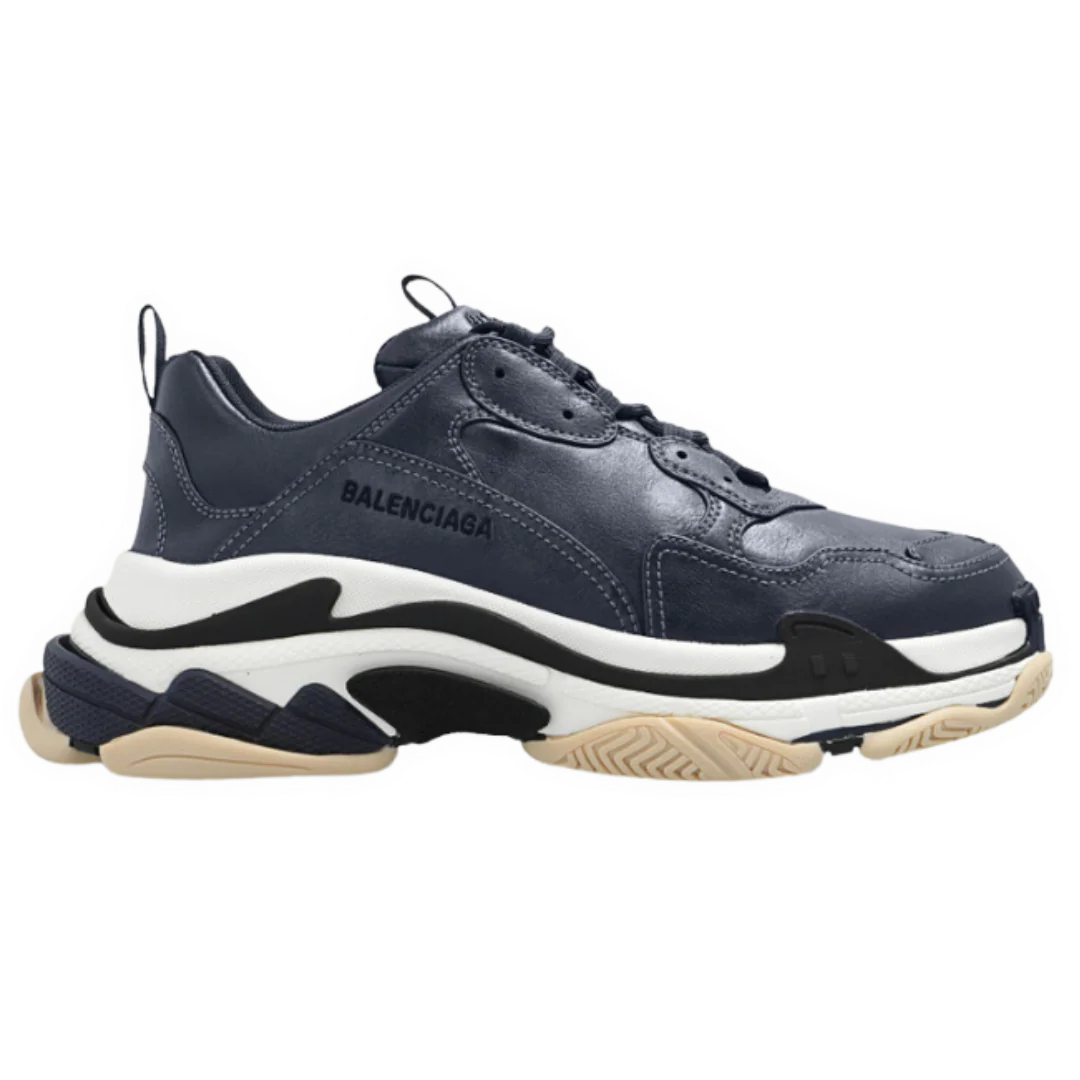 Balenciaga Triple S Dark Blue & White