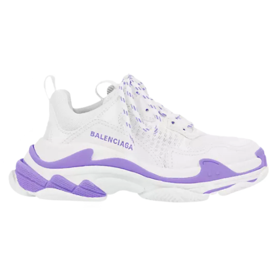 Balenciaga Triple S White & Purple