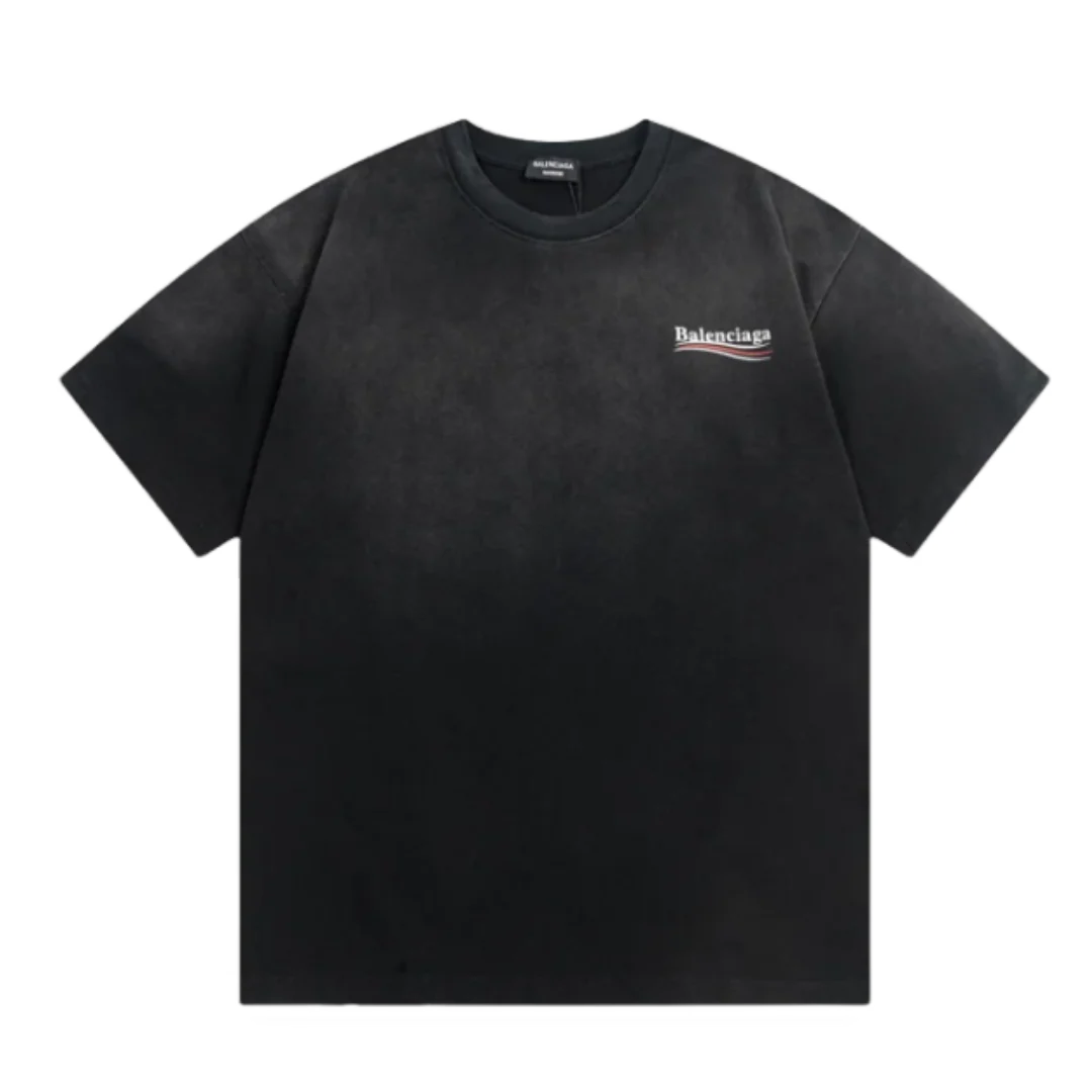 Balenciaga Washed Tshirt Dark Grey