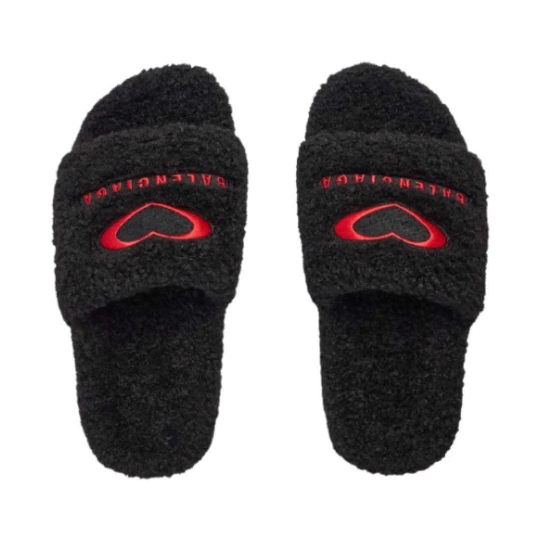 Balenciaga Woolen Comfy Winter Slides