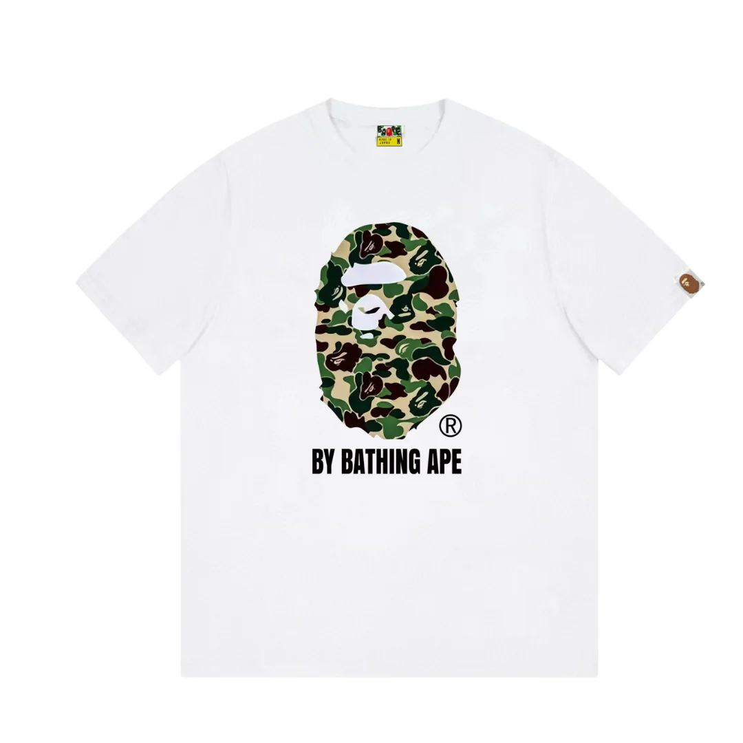 Bape A Bathing Ape Camouflage T-Shirt White
