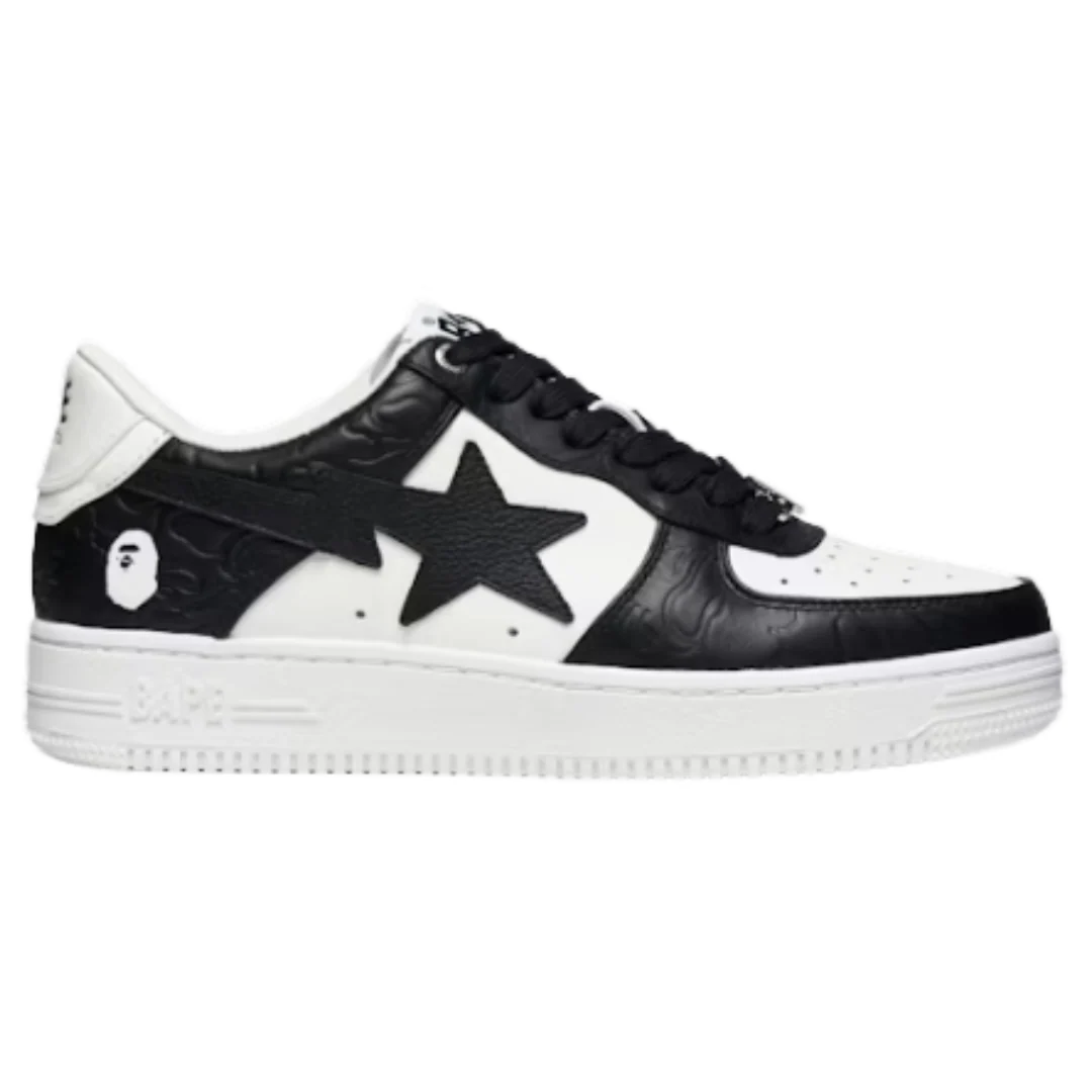 Bape Bapesta Low Croc Oreo